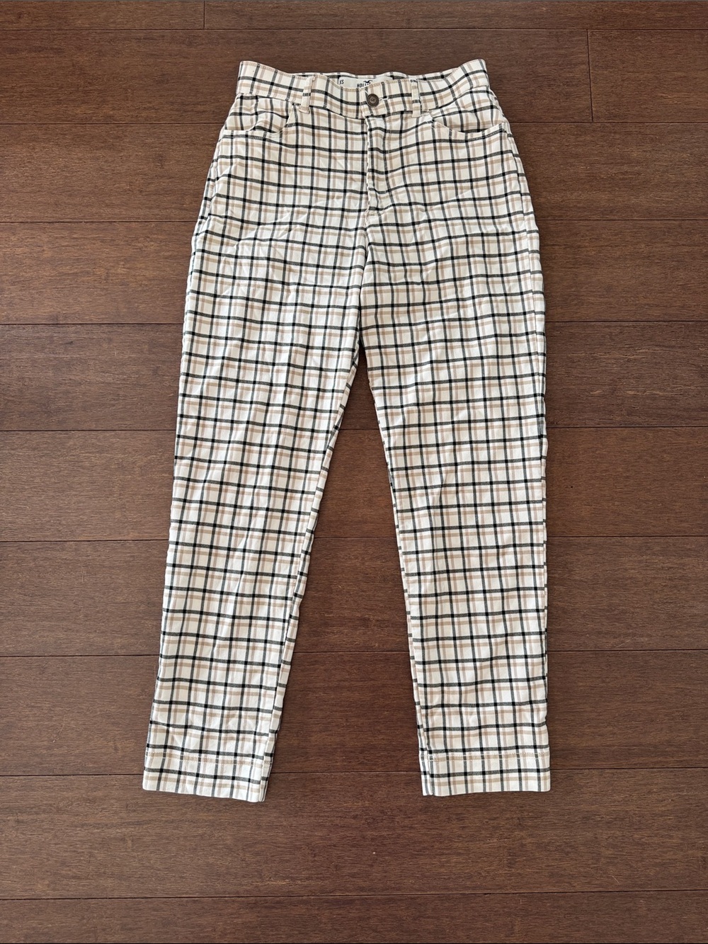 Hollister Plaid Ultra High Rise Pants